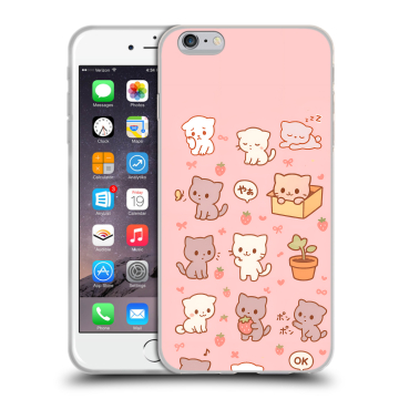 Пластиковый чехол на Iphone 6s Plus с принтом Hello Kitty Хелоу Кити