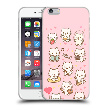 Пластиковый чехол на Iphone 6s Plus с принтом Hello Kitty Хелоу Кити