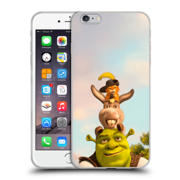 Пластиковый чехол на Iphone 6s Plus с принтом Шрек Shrek Пластиковый чехол на Iphone 6s Plus с принтом Шрек Shrek