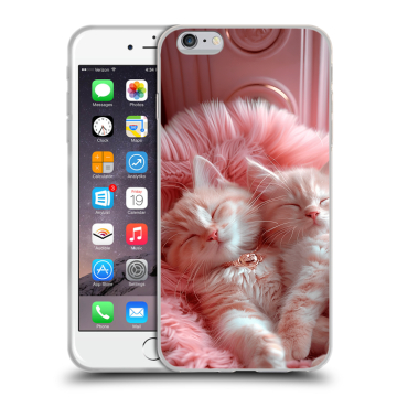 Пластиковый чехол на Iphone 6s Plus с принтом котята котики Пластиковый чехол на Iphone 6s Plus с принтом котята котики