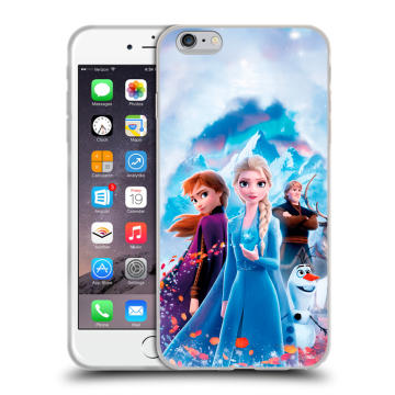 Пластиковый чехол на Iphone 6s Plus с принтом Холодное сердце Frozen Пластиковый чехол на Iphone 6s Plus с принтом Холодное сердце Frozen