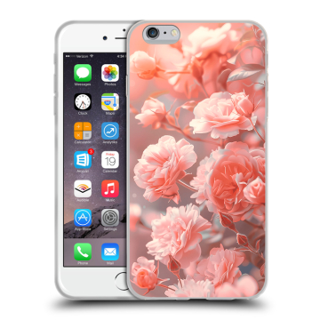 Пластиковый чехол на Iphone 6s Plus с принтом Розы цветы Пластиковый чехол на Iphone 6s Plus с принтом Розы цветы