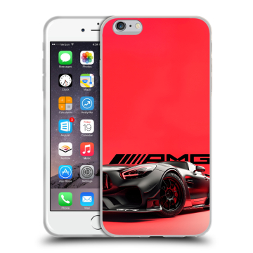 Пластиковый чехол на Iphone 6s Plus с принтом Мерседес Mercedes AMG Пластиковый чехол на Iphone 6s Plus с принтом Мерседес Mercedes AMG
