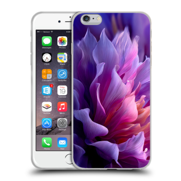 Пластиковый чехол на Iphone 6s Plus с принтом женский цветы Пластиковый чехол на Iphone 6s Plus с принтом женский цветы