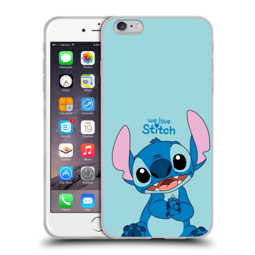 Пластиковый чехол на Iphone 6s Plus с принтом Лило и Стич Пластиковый чехол на Iphone 6s Plus с принтом Лило и Стич