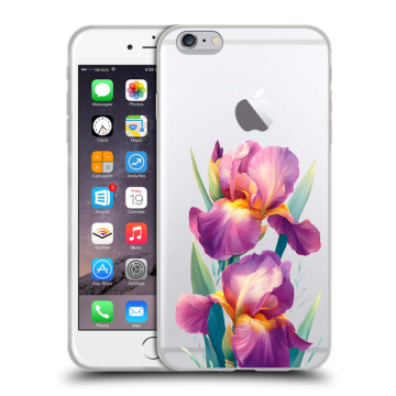 Пластиковый чехол на Iphone 6s Plus с принтом Цветы орхидеи Пластиковый чехол на Iphone 6s Plus с принтом Цветы орхидеи