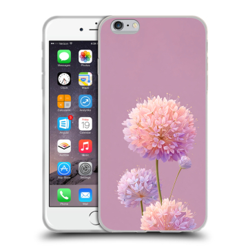 Пластиковый чехол на Iphone 6s Plus с принтом Цветы Пластиковый чехол на Iphone 6s Plus с принтом Цветы