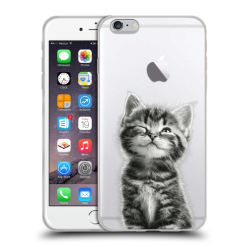 Пластиковый чехол на Iphone 6s Plus с принтом Котенок Пластиковый чехол на Iphone 6s Plus с принтом Котенок