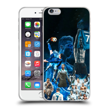 Пластиковый чехол на Iphone 6s Plus с принтом Реал Роналдо Пластиковый чехол на Iphone 6s Plus с принтом Реал Роналдо