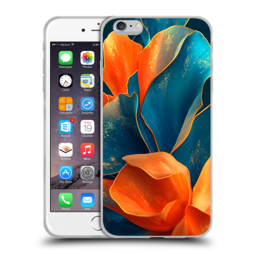 Пластиковый чехол на Iphone 6s Plus с принтом Цветы Пластиковый чехол на Iphone 6s Plus с принтом Цветы