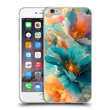 Пластиковый чехол на Iphone 6s Plus с принтом Цветы Пластиковый чехол на Iphone 6s Plus с принтом Цветы