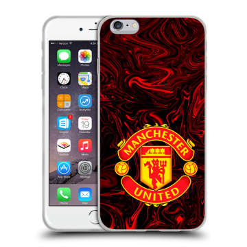 Пластиковый чехол на Iphone 6s Plus с принтом Manchester United Пластиковый чехол на Iphone 6s Plus с принтом Manchester United