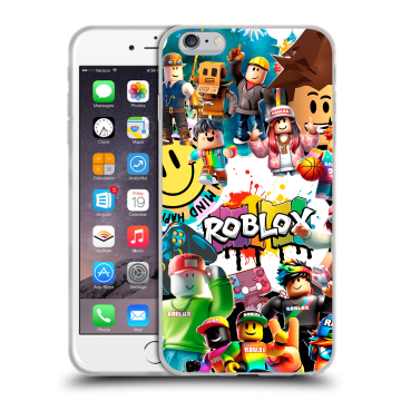 Пластиковый чехол на Iphone 6s Plus с принтом Roblox Роблокс Пластиковый чехол на Iphone 6s Plus с принтом Roblox Роблокс