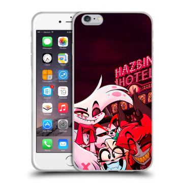 Пластиковый чехол на Iphone 6s Plus с принтом Hazbin Hotel Отель Хазбин Пластиковый чехол на Iphone 6s Plus с принтом Hazbin Hotel Отель Хазбин