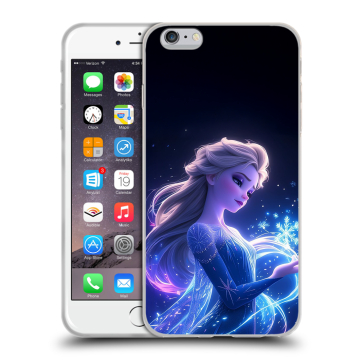 Пластиковый чехол на Iphone 6s Plus с принтом Холодное сердце Frozen