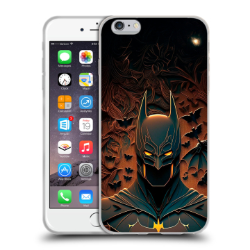 Пластиковый чехол на Iphone 6s Plus с принтом Batman Бэтмен Пластиковый чехол на Iphone 6s Plus с принтом Batman Бэтмен