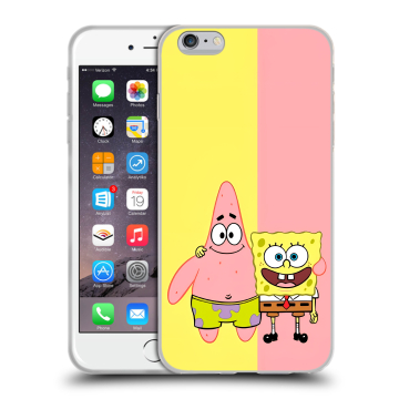 Пластиковый чехол на Iphone 6s Plus с принтом Спанч боб Спанчбоб Пластиковый чехол на Iphone 6s Plus с принтом Спанч боб Спанчбоб
