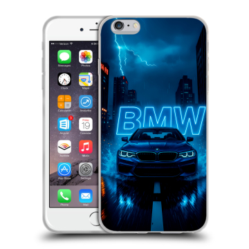 Пластиковый чехол на Iphone 6s Plus с принтом BMW БМВ Пластиковый чехол на Iphone 6s Plus с принтом BMW БМВ