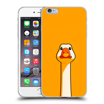 Пластиковый чехол на Iphone 6s Plus с принтом Смешная утка Пластиковый чехол на Iphone 6s Plus с принтом Смешная утка