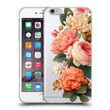 Пластиковый чехол на Iphone 6s Plus с принтом цветы Пластиковый чехол на Iphone 6s Plus с принтом цветы