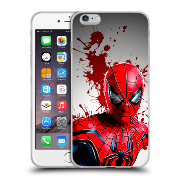 Пластиковый чехол на Iphone 6s Plus с принтом Spiderman Человек паук Пластиковый чехол на Iphone 6s Plus с принтом Spiderman Человек паук