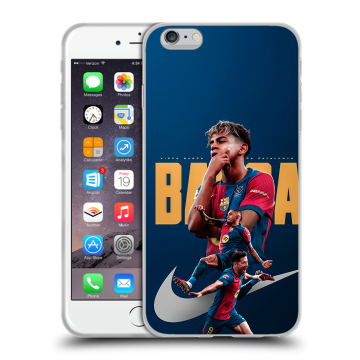 Пластиковый чехол на Iphone 6s Plus с принтом Барселона Barca Yamal Пластиковый чехол на Iphone 6s Plus с принтом Барселона Barca Yamal