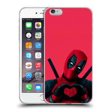Пластиковый чехол на Iphone 6s Plus с принтом Дедпул Deadpool