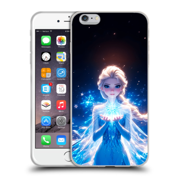 Пластиковый чехол на Iphone 6s Plus с принтом Холодное сердце Frozen Пластиковый чехол на Iphone 6s Plus с принтом Холодное сердце Frozen