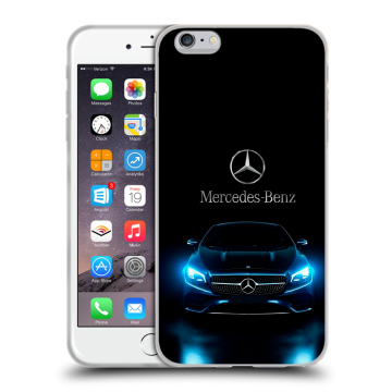 Пластиковый чехол на Iphone 6s Plus с принтом Mercedes Мерседес Пластиковый чехол на Iphone 6s Plus с принтом Mercedes Мерседес