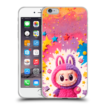 Пластиковый чехол на Iphone 6s Plus с принтом Labubu Лабубу Пластиковый чехол на Iphone 6s Plus с принтом Labubu Лабубу