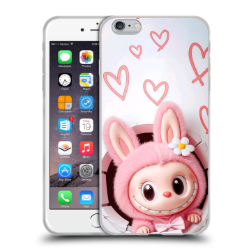 Пластиковый чехол на Iphone 6s Plus с принтом Labubu Лабубу Пластиковый чехол на Iphone 6s Plus с принтом Labubu Лабубу