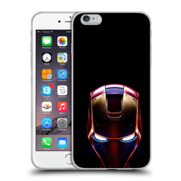 Пластиковый чехол на Iphone 6s Plus с принтом IronMan Железный человек Пластиковый чехол на Iphone 6s Plus с принтом IronMan Железный человек