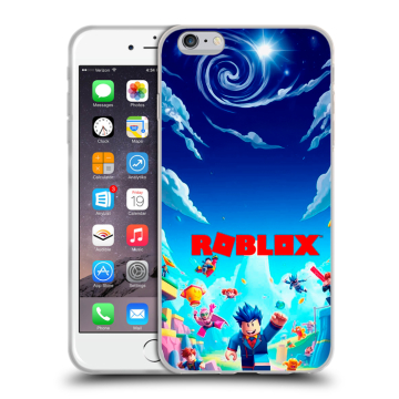 Пластиковый чехол на Iphone 6s Plus с принтом Roblox Роблокс