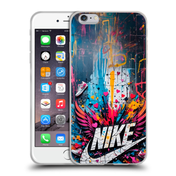 Пластиковый чехол на Iphone 6s Plus с принтом Nike Найк