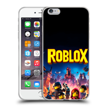 Пластиковый чехол на Iphone 6s Plus с принтом Roblox Роблокс