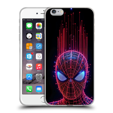 Пластиковый чехол на Iphone 6s Plus с принтом Spiderman Человек паук