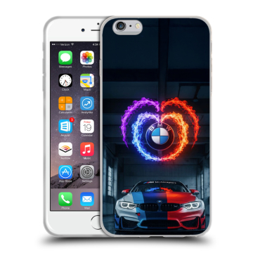 Пластиковый чехол на Iphone 6s Plus с принтом BMW БМВ