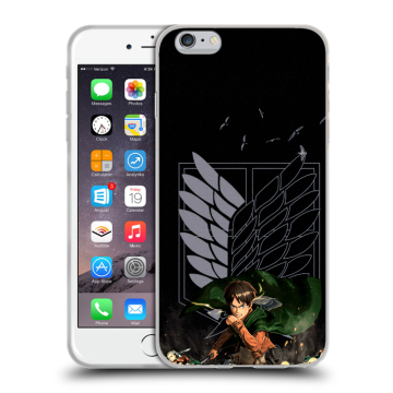 Пластиковый чехол на Iphone 6s Plus с принтом Атака титанов Пластиковый чехол на Iphone 6s Plus с принтом Атака титанов