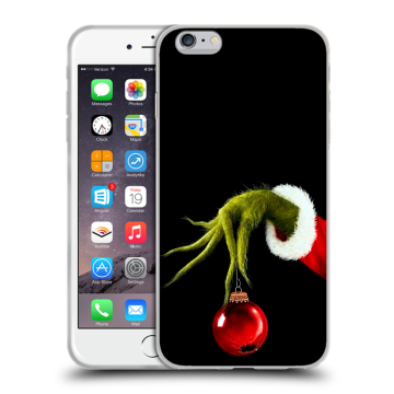 Пластиковый чехол на Iphone 6s Plus с принтом Новый год Гринч Пластиковый чехол на Iphone 6s Plus с принтом Новый год Гринч