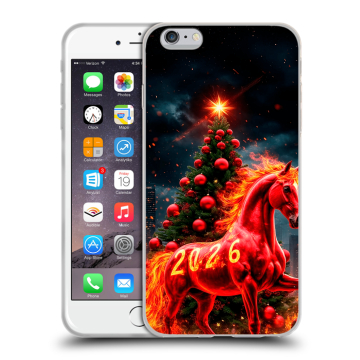 Пластиковый чехол на Iphone 6s Plus с принтом Новый год Пластиковый чехол на Iphone 6s Plus с принтом Новый год