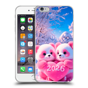 Пластиковый чехол на Iphone 6s Plus с принтом Новый год Пластиковый чехол на Iphone 6s Plus с принтом Новый год