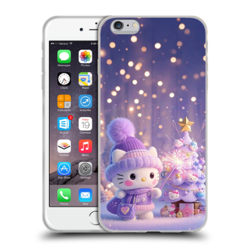 Пластиковый чехол на Iphone 6s Plus с принтом Новый год Пластиковый чехол на Iphone 6s Plus с принтом Новый год