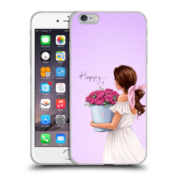 Пластиковый чехол на Iphone 6s Plus с принтом женский Пластиковый чехол на Iphone 6s Plus с принтом женский