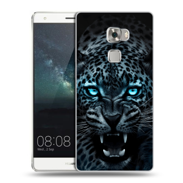 Пластиковый чехол на Huawei Mate S с принтом Темный леопард