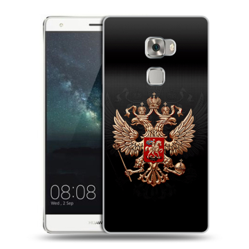 Пластиковый чехол на Huawei Mate S с принтом Герб России