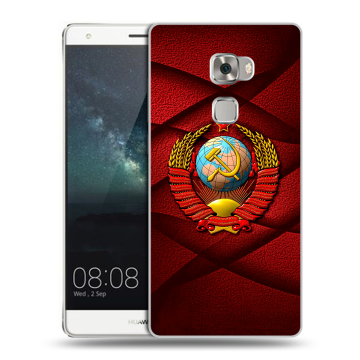 Пластиковый чехол на Huawei Mate S с принтом Герб СССР