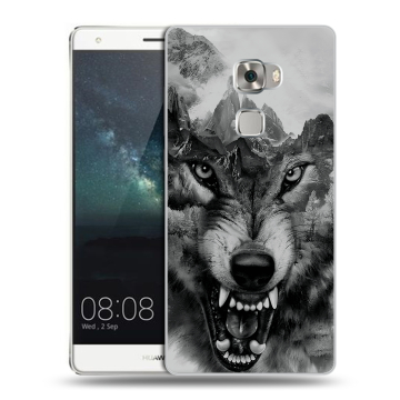 Пластиковый чехол на Huawei Mate S с принтом Волк Пластиковый чехол на Huawei Mate S с принтом Волк