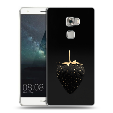 Пластиковый чехол на Huawei Mate S с принтом Черная клубника