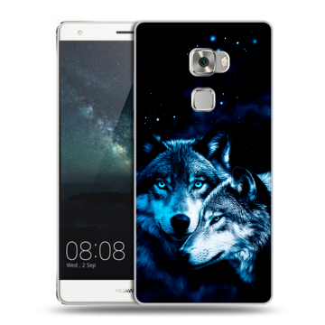 Пластиковый чехол на Huawei Mate S с принтом Волки Пластиковый чехол на Huawei Mate S с принтом Волки
