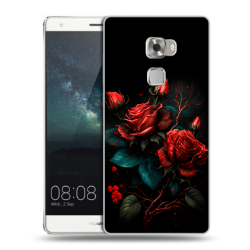 Пластиковый чехол на Huawei Mate S с принтом Розы красные Пластиковый чехол на Huawei Mate S с принтом Розы красные